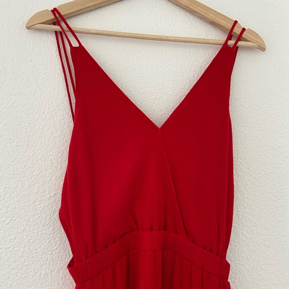 Lulu’s Lost In Paradise Red Maxi Dress - Picture 6 of 8